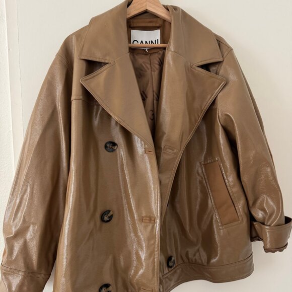 Ganni Patent Jacket - Picture 3 of 6